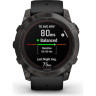 Часы GARMIN FENIX 7X PRO – SAPPHIRE SOLAR EDITION CARBON GRAY DLC TITANIUM WITH BLACK BAND 010-02778-11