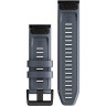 Ремешок для смарт часов GARMIN QUICKFIT 26 WATCH BANDS GRANITE BLUE SILICONE 11193