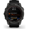 Часы GARMIN FENIX 7 Sapphire карбон серый с силиконовым ремешком 010-02541-11G